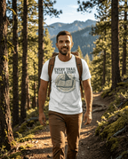 Every Trail Tells a Story T-Shirt | Hiking Mountain Compass Design | SummitPine