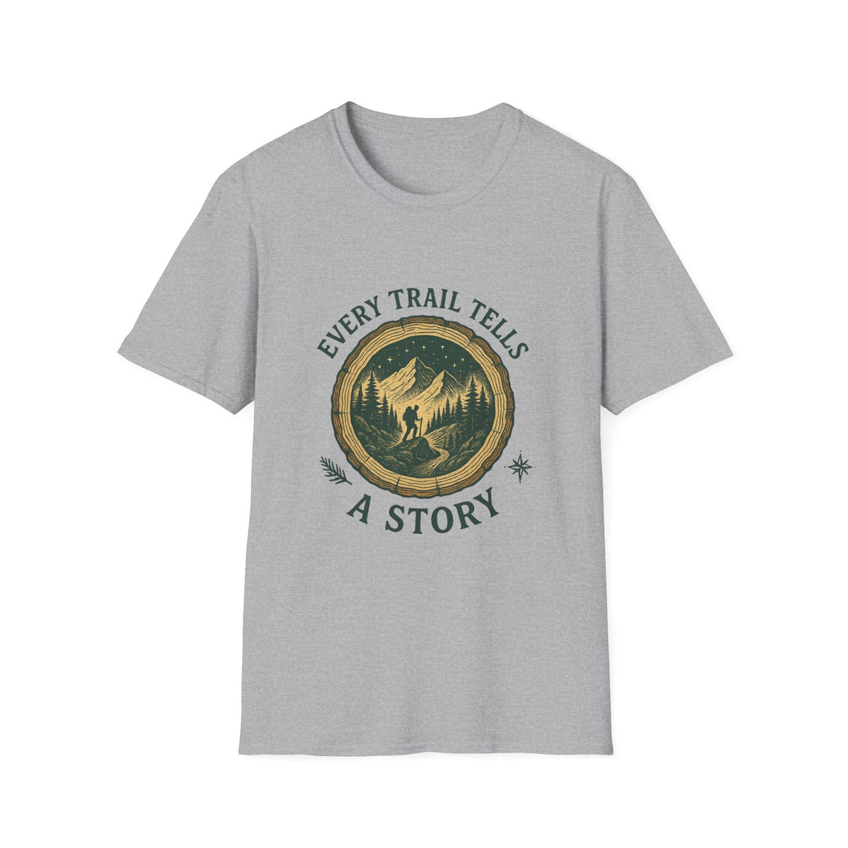 Every Trail Tells a Story T-Shirt | Hiking Mountain Graphic Tee | SummitPine