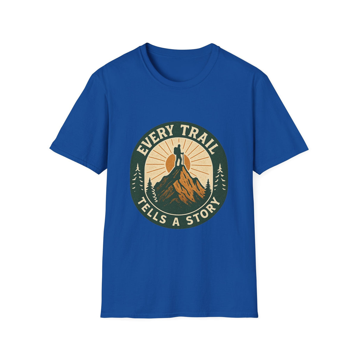 Every Trail Tells a Story T-Shirt | Hiking Mountain Sunset Tee | SummitPine