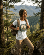 Every Trail Tells a Story T-Shirt | Hiking Mountain Sunset Tee | SummitPine
