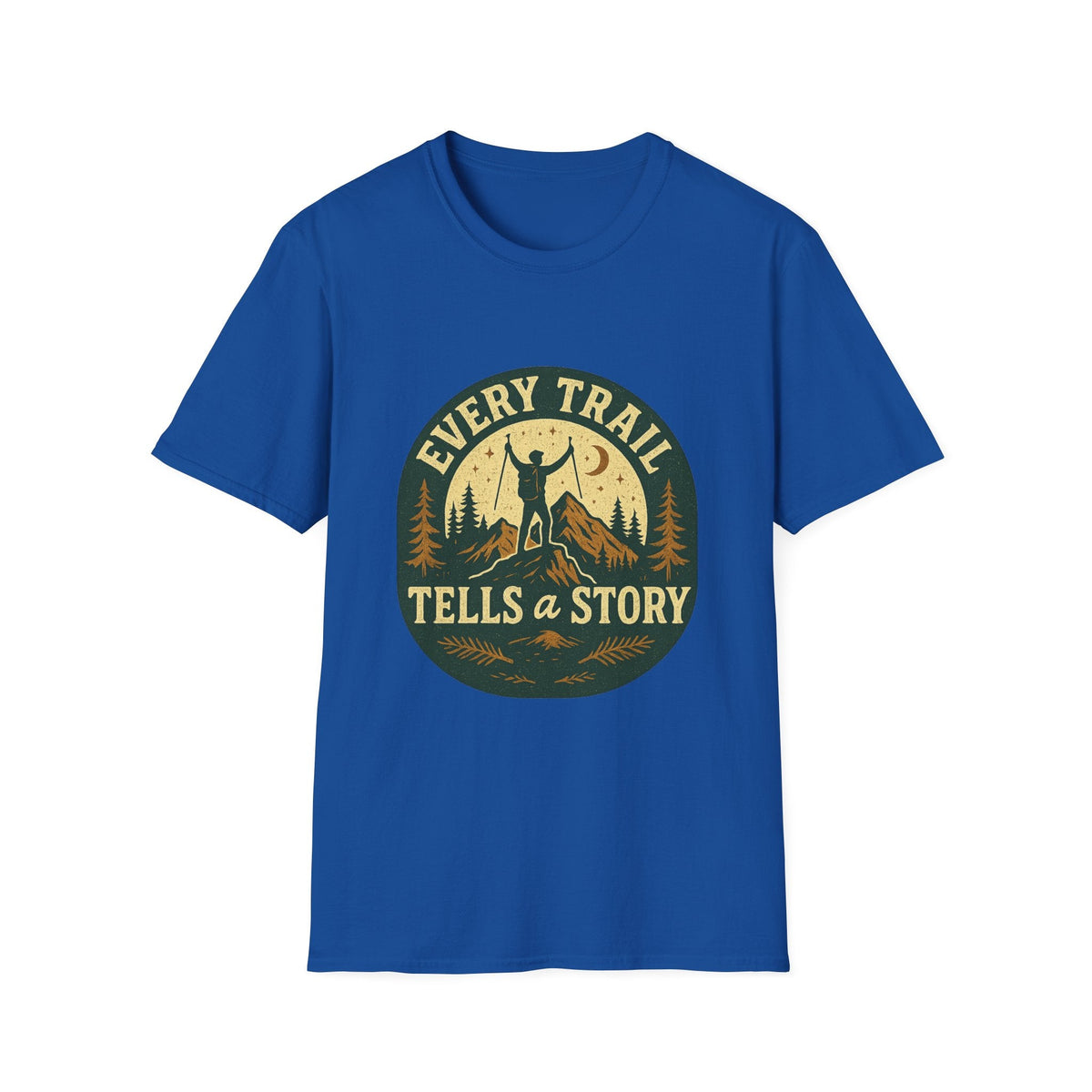 Every Trail Tells a Story T-Shirt | Hiking Retro Mountain Design | SummitPine