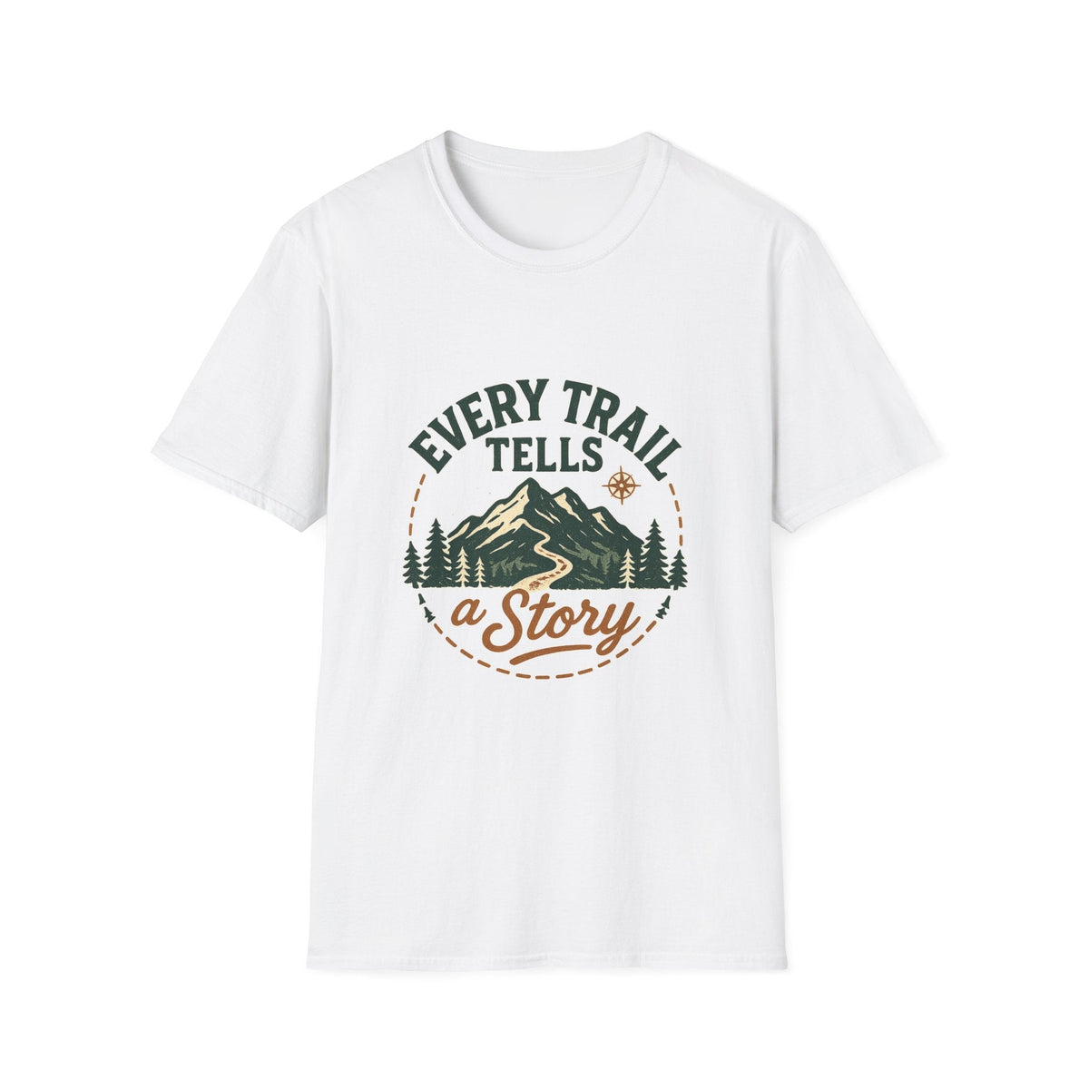 Every Trail Tells a Story T-Shirt | Mountain Hiking Adventure Tee | SummitPine
