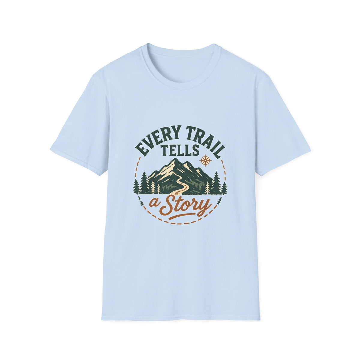 Every Trail Tells a Story T-Shirt | Mountain Hiking Adventure Tee | SummitPine