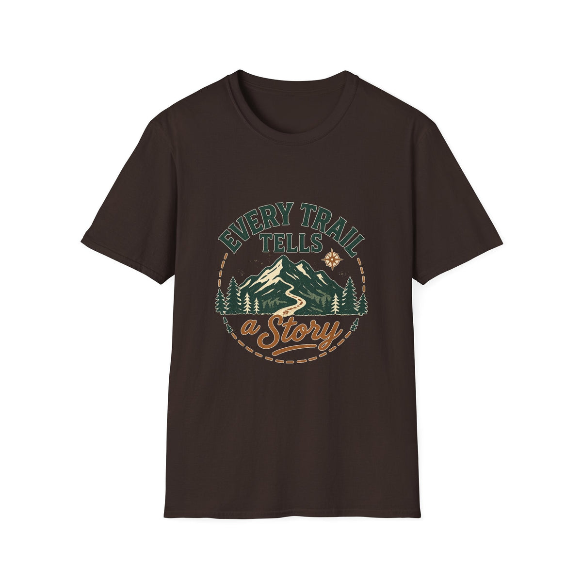 Every Trail Tells a Story T-Shirt | Mountain Hiking Adventure Tee | SummitPine