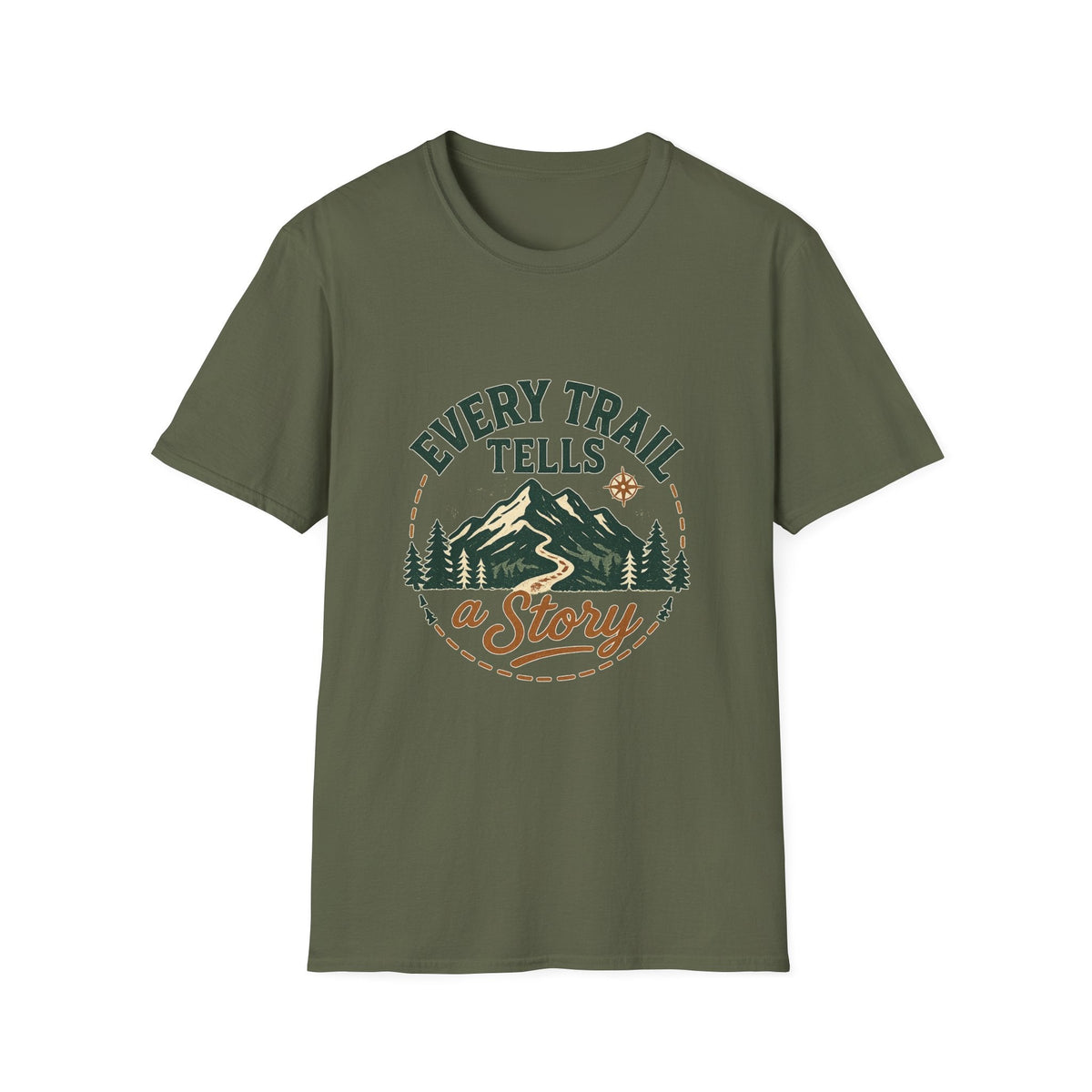 Every Trail Tells a Story T-Shirt | Mountain Hiking Adventure Tee | SummitPine
