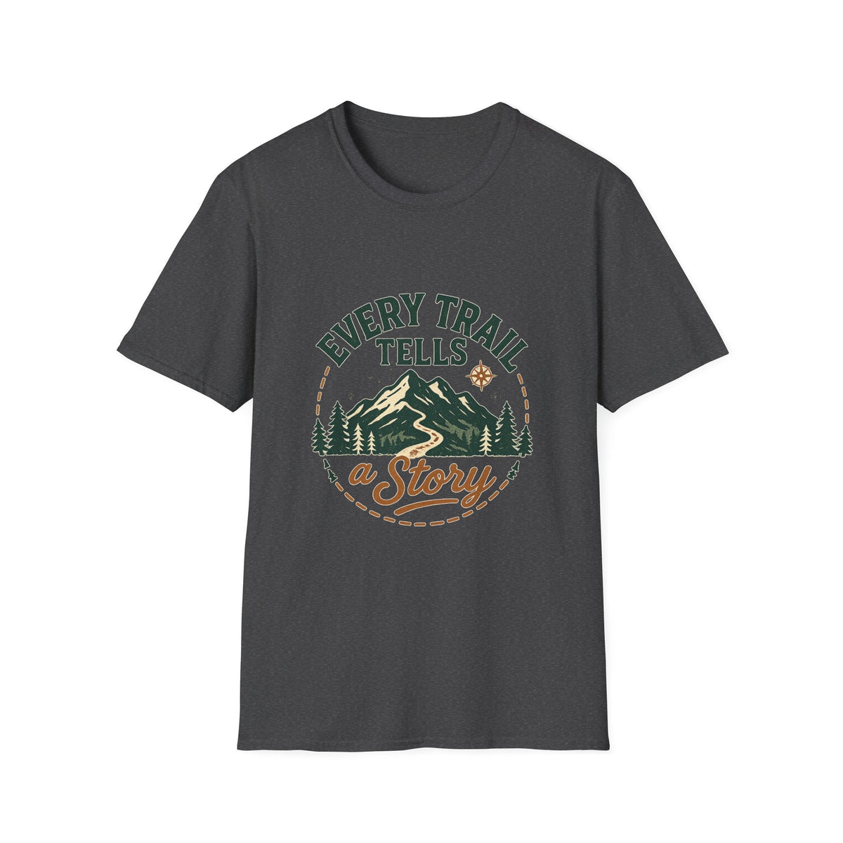 Every Trail Tells a Story T-Shirt | Mountain Hiking Adventure Tee | SummitPine