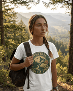 Every Trail Tells a Story T-Shirt | Mountain Hiking Badge Design | SummitPine