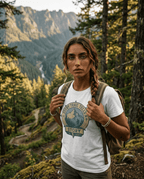 Every Trail Tells a Story T-Shirt | Mountain Hiking Badge Tee | SummitPine