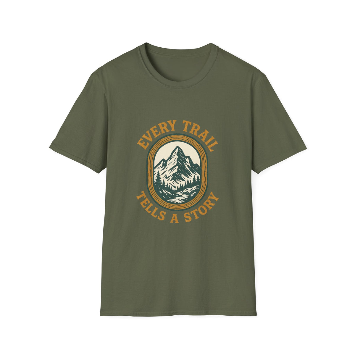 Every Trail Tells a Story T-Shirt | Mountain Hiking Graphic Tee | SummitPine