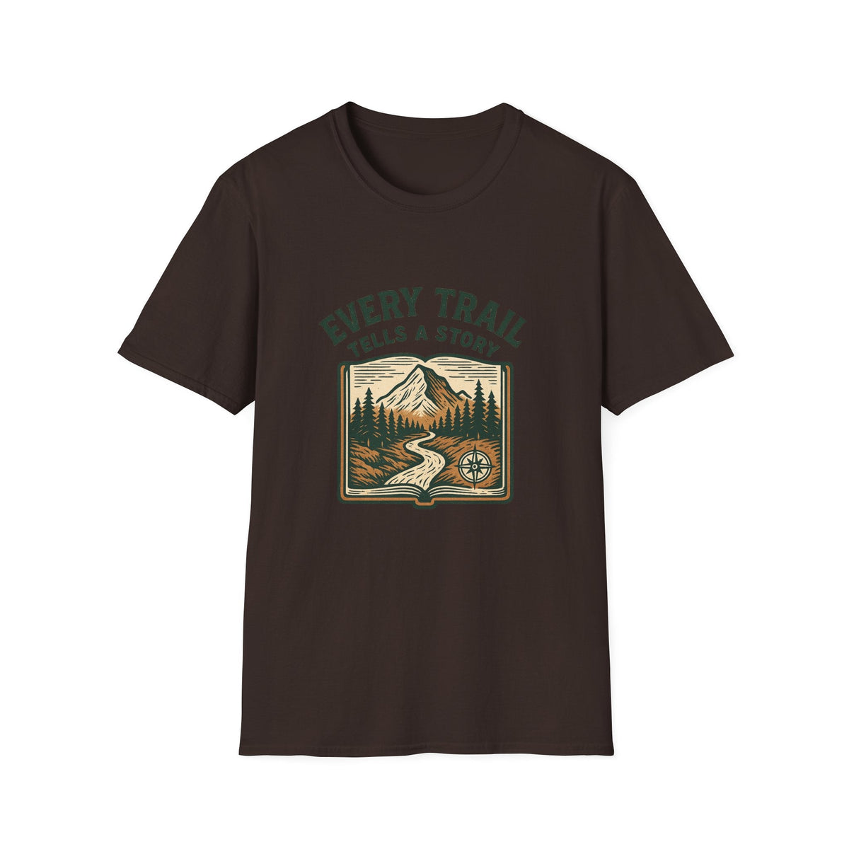 Every Trail Tells a Story T-Shirt | Mountain Hiking Nature Graphic | SummitPine