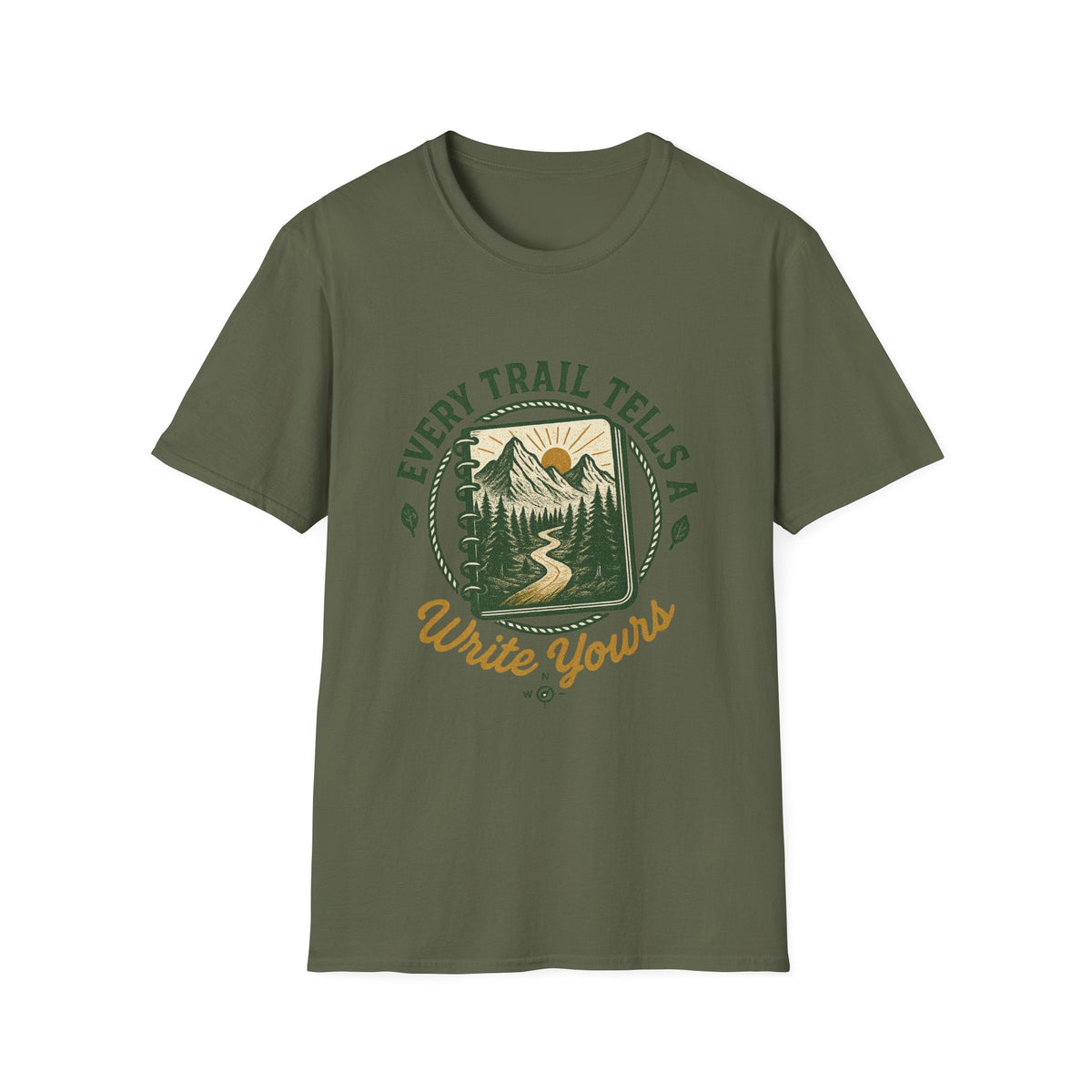 Every Trail Tells A Story T-Shirt | Mountain Hiking Nature Graphic | SummitPine