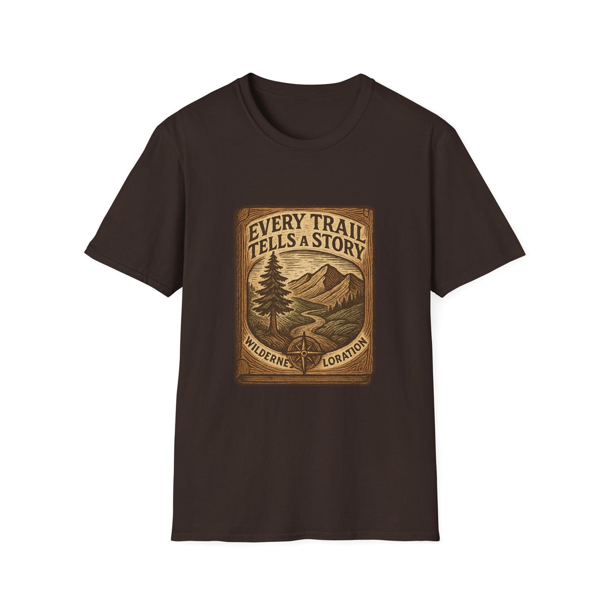 Every Trail Tells a Story T-Shirt | Mountain Hiking Nature Graphic | SummitPine