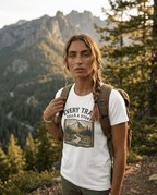 Every Trail Tells a Story T-Shirt | Mountain Hiking Nature Graphic | SummitPine