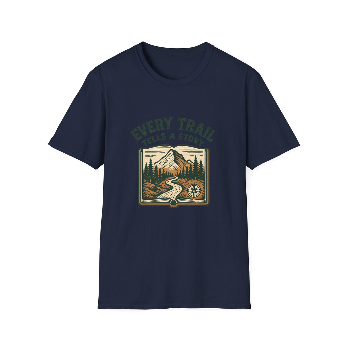Every Trail Tells a Story T-Shirt | Mountain Hiking Nature Graphic | SummitPine