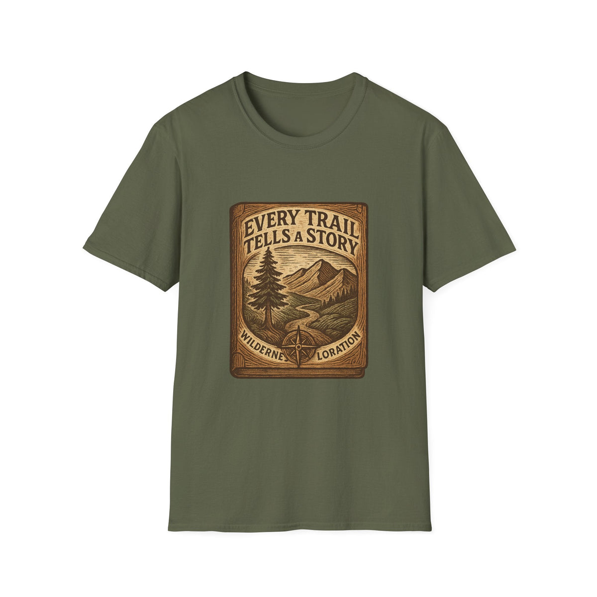 Every Trail Tells a Story T-Shirt | Mountain Hiking Nature Graphic | SummitPine