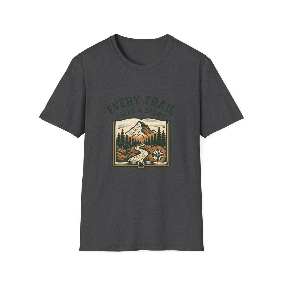 Every Trail Tells a Story T-Shirt | Mountain Hiking Nature Graphic | SummitPine
