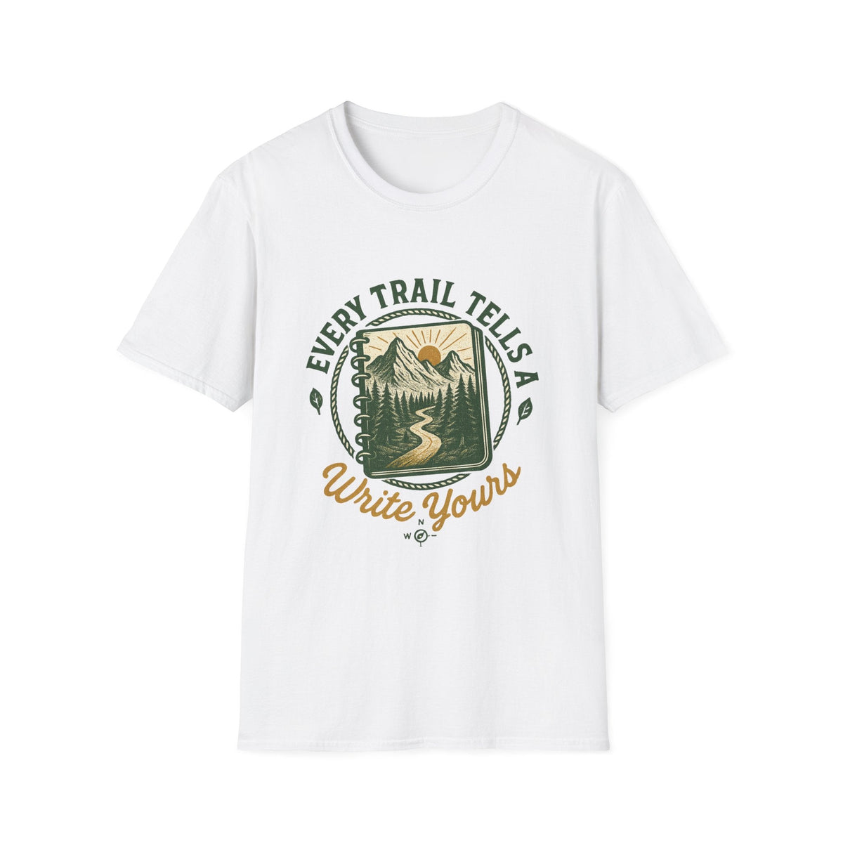 Every Trail Tells A Story T-Shirt | Mountain Hiking Nature Graphic | SummitPine