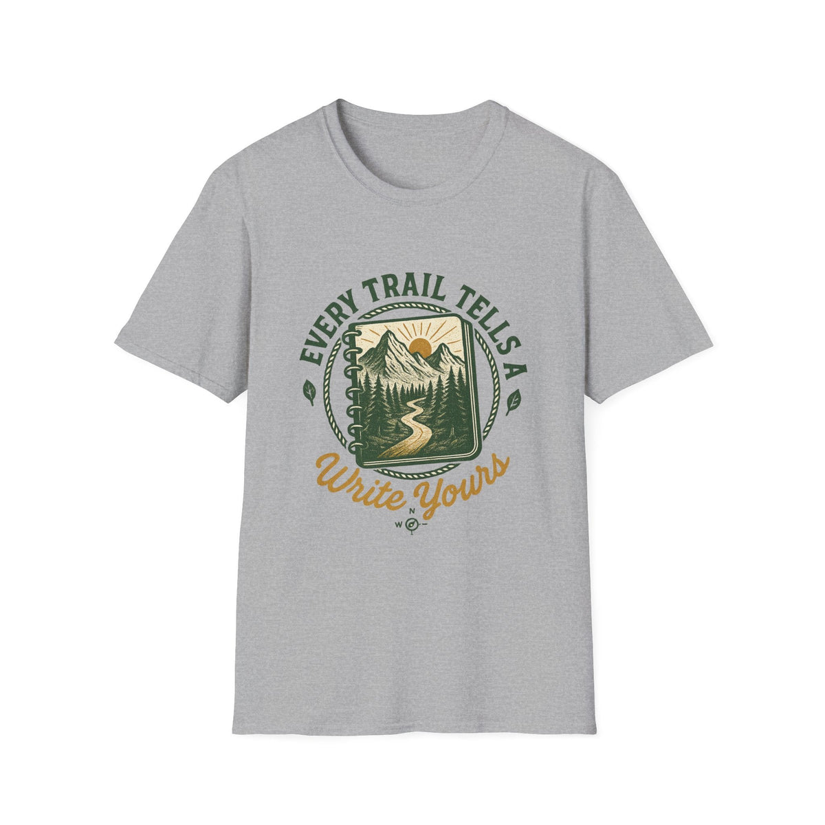 Every Trail Tells A Story T-Shirt | Mountain Hiking Nature Graphic | SummitPine