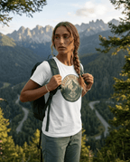 Every Trail Tells Mountain Graphic T-Shirt | Adventure Compass Outdoor Tee | SummitPine