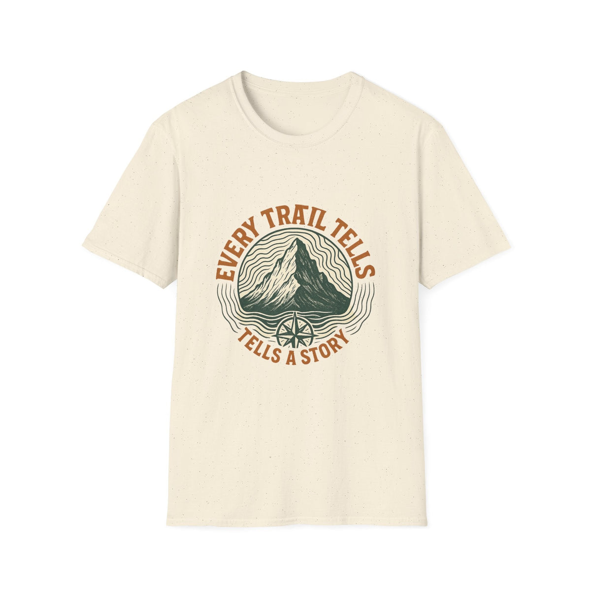 Every Trail Tells Mountain T-Shirt | Hiking Nature Adventure | SummitPine