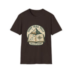 Every Trail Tells Story T-Shirt | Mountain, Open Book, Compass Design | SummitPine