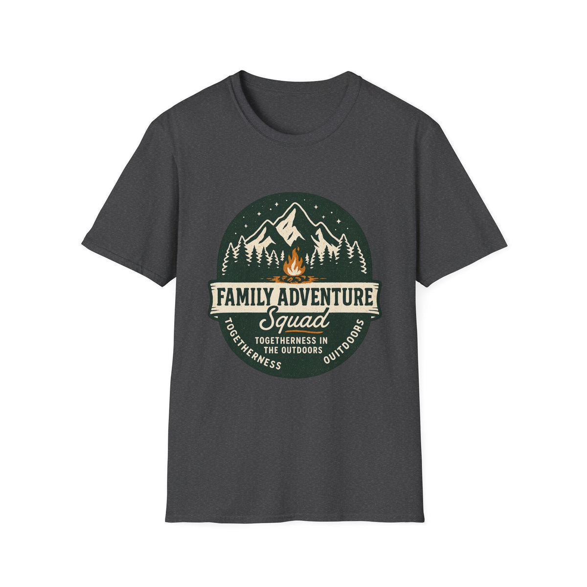 Family Adventure Squad T-Shirt | Camping Mountains Campfire Design | SummitPine