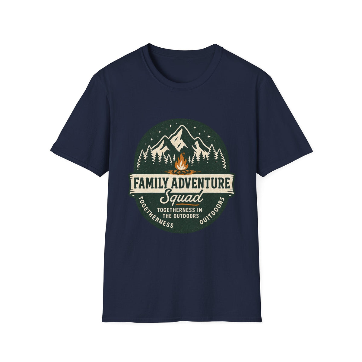 Family Adventure Squad T-Shirt | Camping Mountains Campfire Design | SummitPine