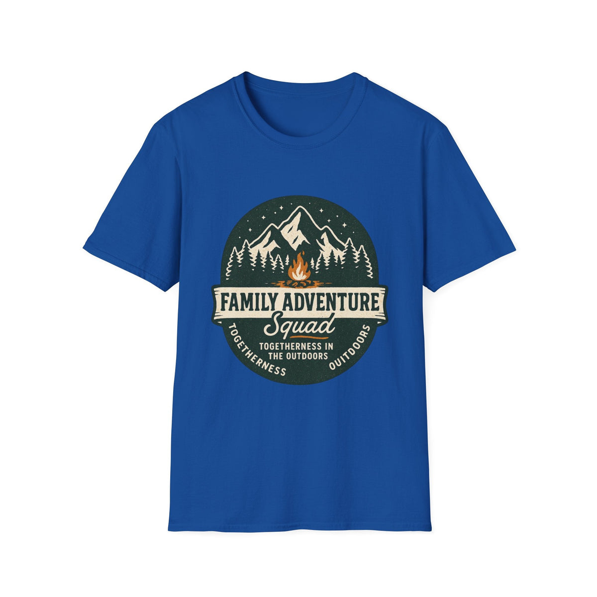 Family Adventure Squad T-Shirt | Camping Mountains Campfire Design | SummitPine