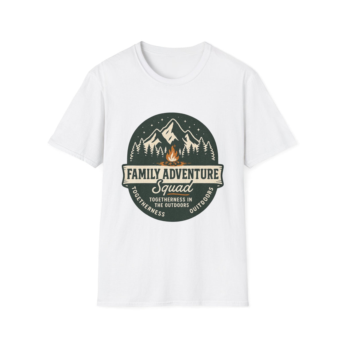 Family Adventure Squad T-Shirt | Camping Mountains Campfire Design | SummitPine