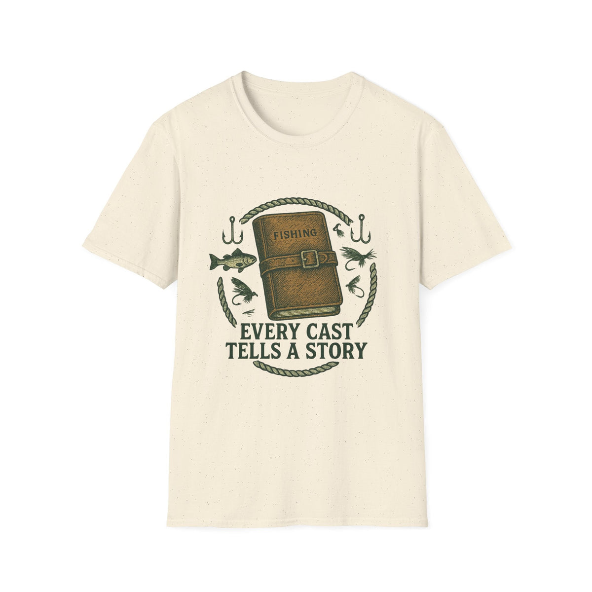 Fishing Journal T-Shirt | Every Cast Tells a Story, Fishing Graphic | SummitPine