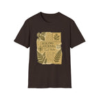 Hiking Journal Trail Notes T-Shirt | Botanical Ferns Compass Outdoor Theme | SummitPine