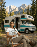 Home Is Where You Park It Camper T-Shirt | RV Coffee Travel Design | SummitPine