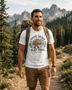 I Thought You Said Flat Trail T-Shirt | Hiking Bear Graphic | SummitPine