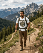 Just Another Half Mile T-Shirt | Hiking Mountains Vintage Trail Design | SummitPine