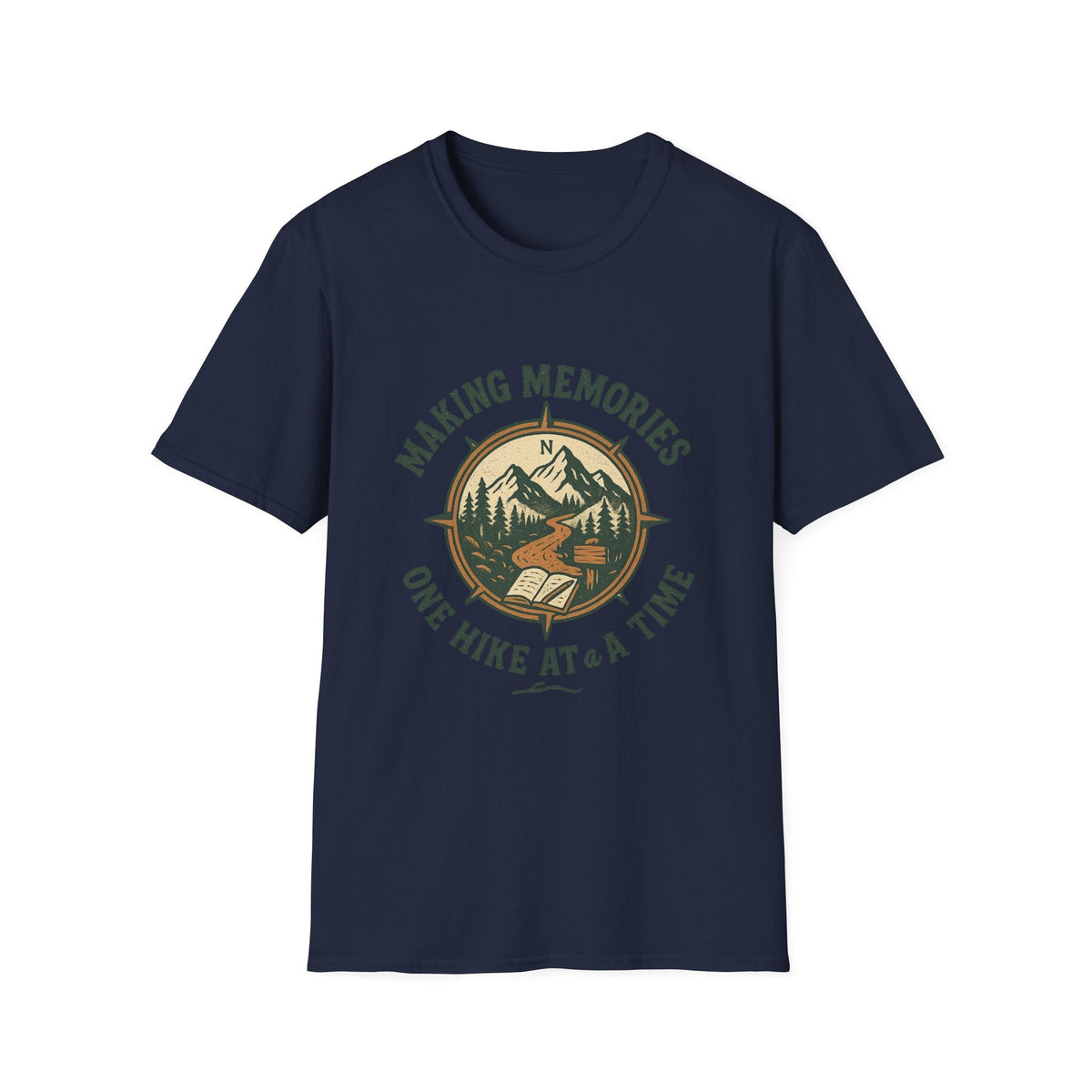 Making Memories Hiking T-Shirt | Mountain Compass Trail Graphic | SummitPine