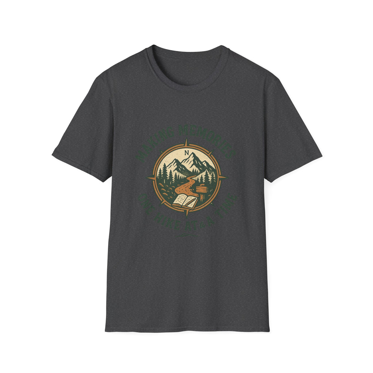 Making Memories Hiking T-Shirt | Mountain Compass Trail Graphic | SummitPine