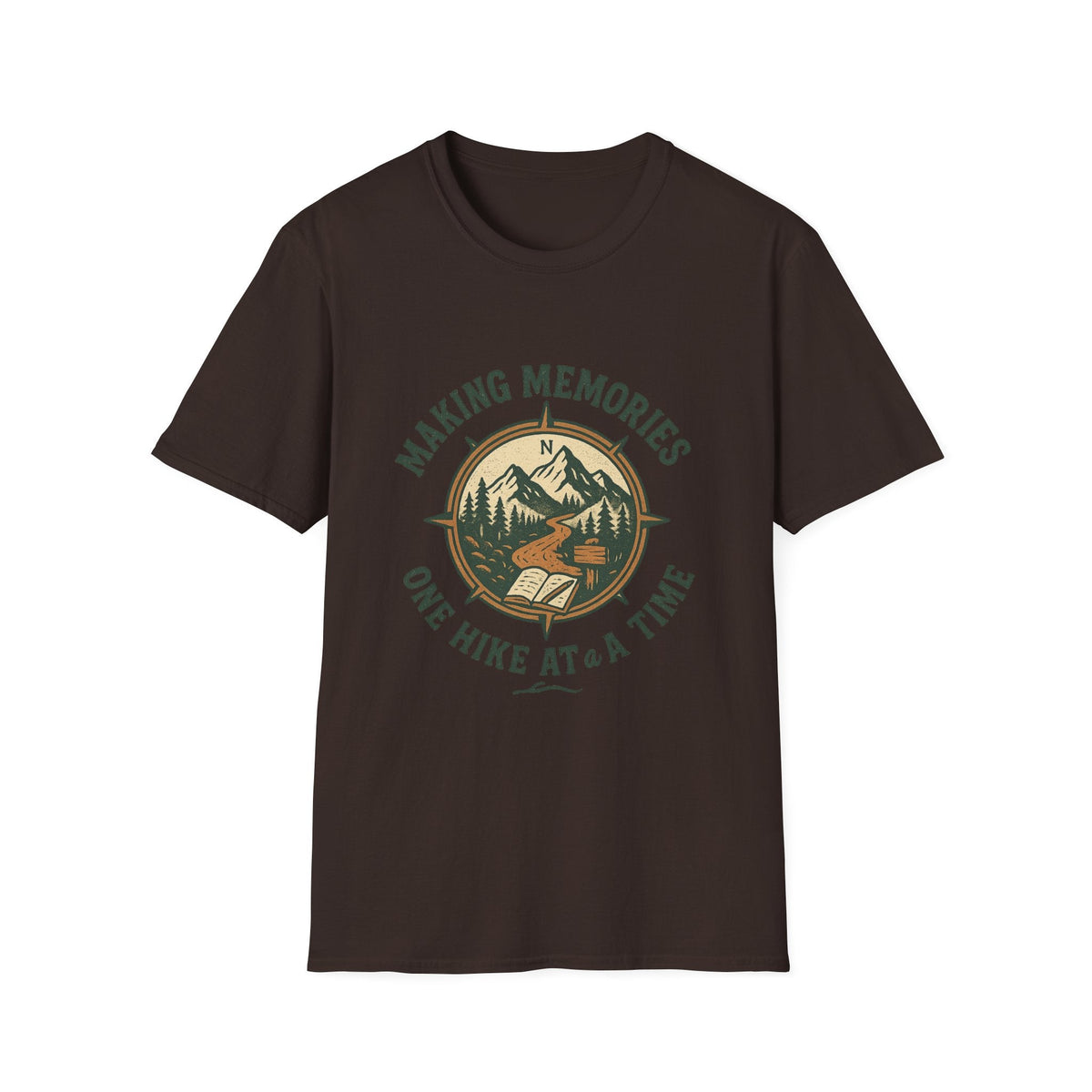 Making Memories Hiking T-Shirt | Mountain Compass Trail Graphic | SummitPine