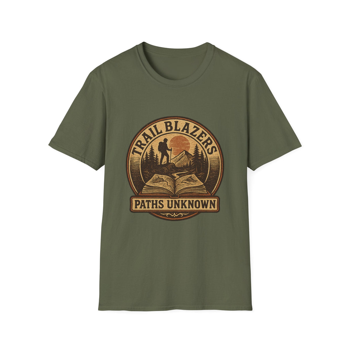 Path Unknown Vintage Hiking Shirt | Retro Mountain Adventure Graphic Tee | SummitPine