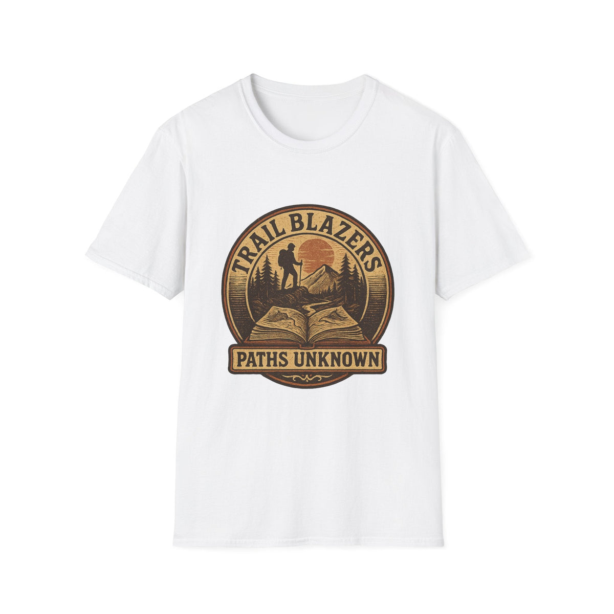 Path Unknown Vintage Hiking Shirt | Retro Mountain Adventure Graphic Tee | SummitPine