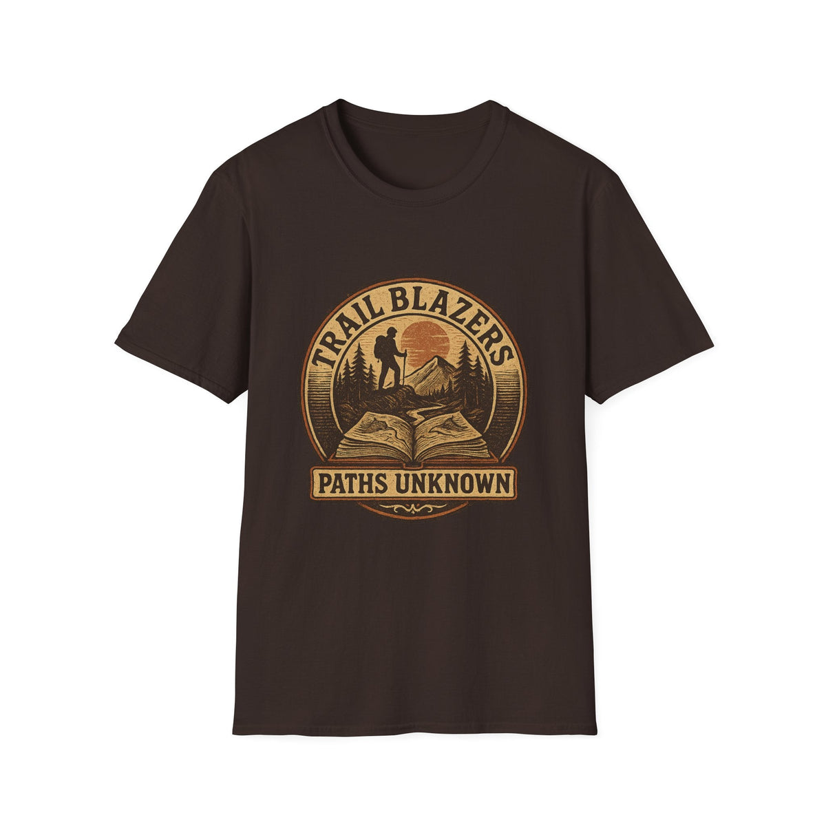 Path Unknown Vintage Hiking Shirt | Retro Mountain Adventure Graphic Tee | SummitPine