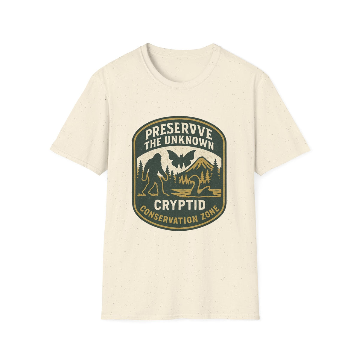 Preserve the Unknown T-Shirt | Vintage Cryptid Bigfoot Graphic Tee | Mountain Adventure Shirt | SummitPine