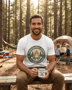 Professional Napper Campfire T-Shirt | Camping Nap Sleep Graphic Tee | SummitPine