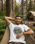 Stay Clean Wilderness Hygiene Club T-Shirt | Outdoor Camping Design | SummitPine