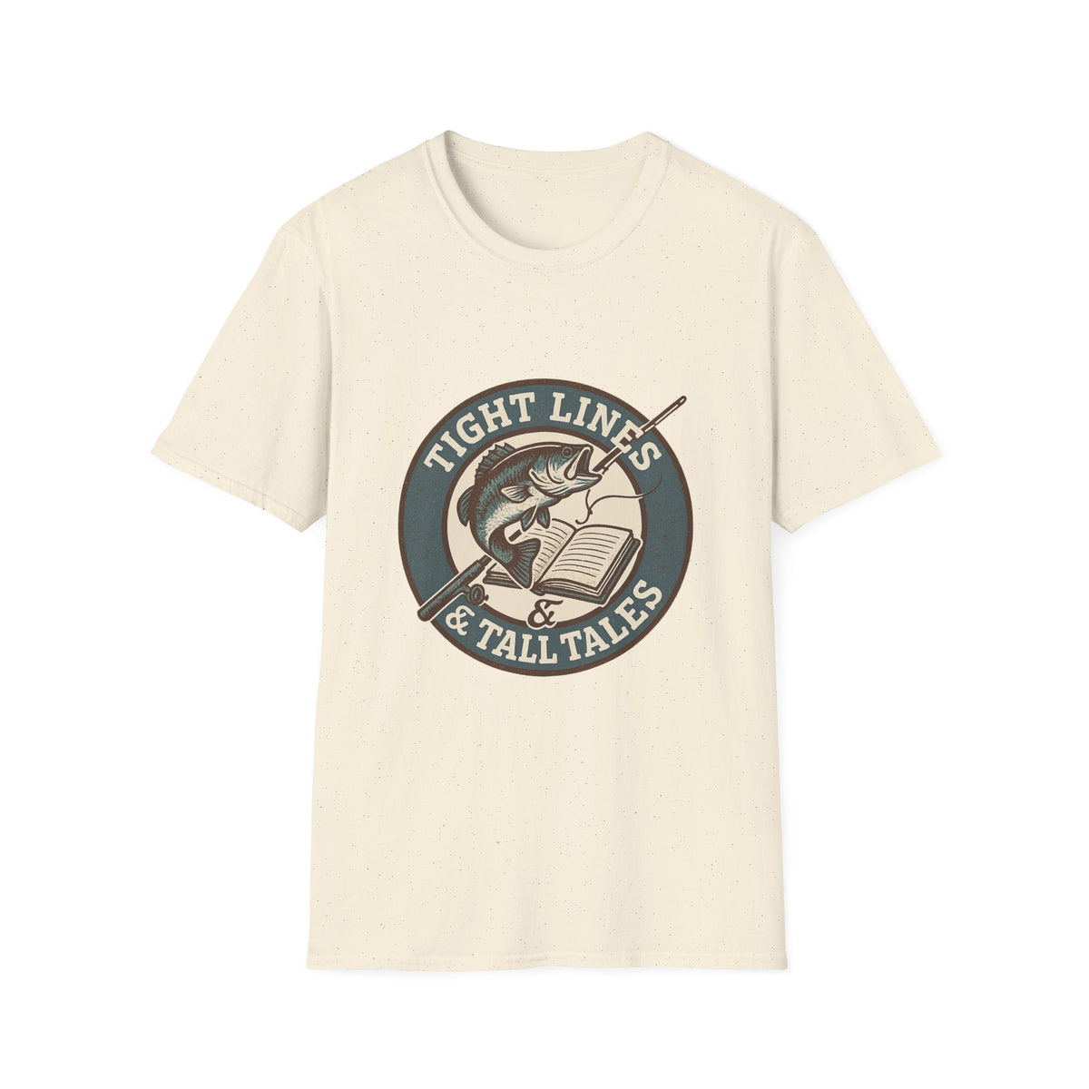Tight Lines & Tall Tales T-Shirt | Fishing Bass Graphic Tee | SummitPine