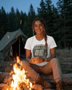 Trail Log camping badge T-Shirt | outdoors hiking graphic tee | SummitPine