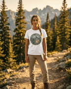 Trail Logger T-Shirt | Hiking Badge Mountain Logo | SummitPine