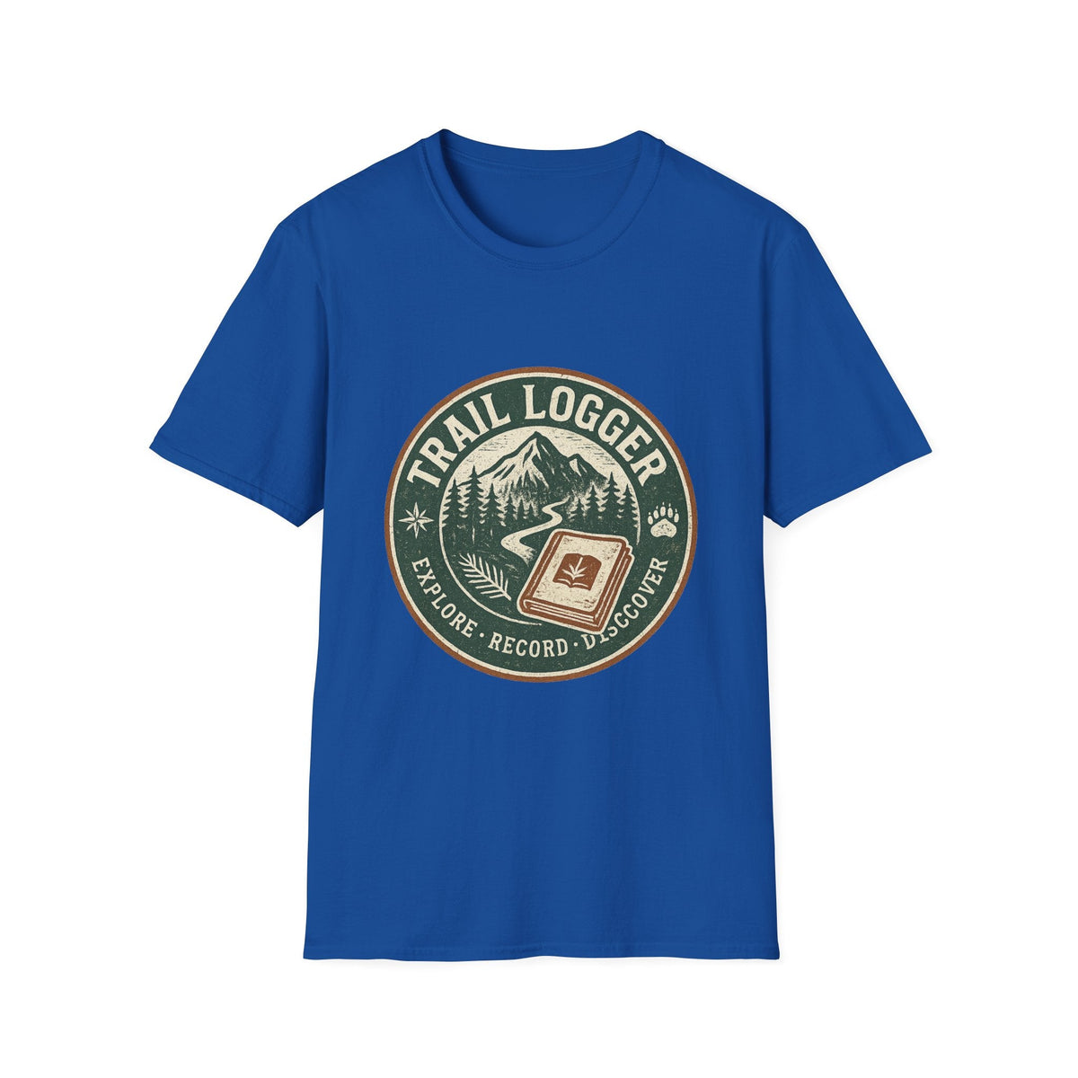 Trail Logger T-Shirt | Hiking Badge Mountain Logo | SummitPine