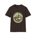 Trail Seeker Badge T-Shirt | Mountain Hiking Emblem, Nature Graphic | SummitPine