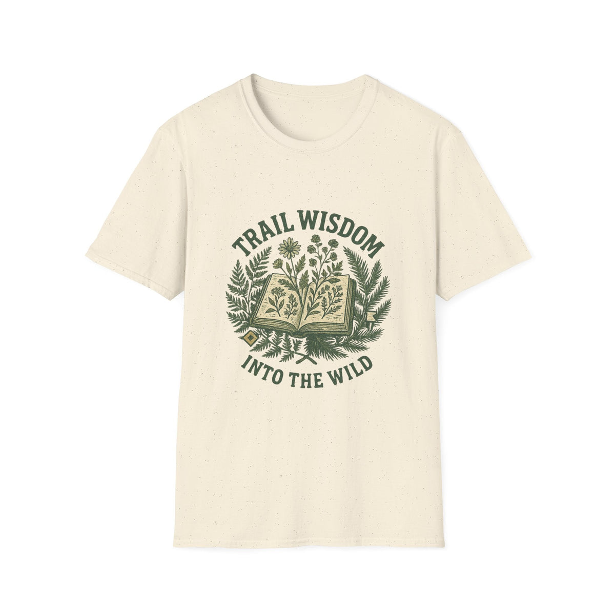 Trail Wisdom book and herbs T-Shirt | Into the Wild nature tee | SummitPine