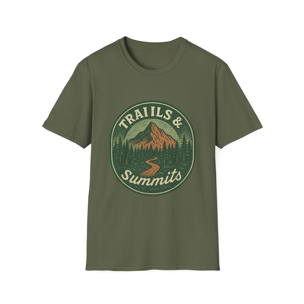 Trails & Summits T-Shirt | Mountain Hiking Graphic Tee | SummitPine